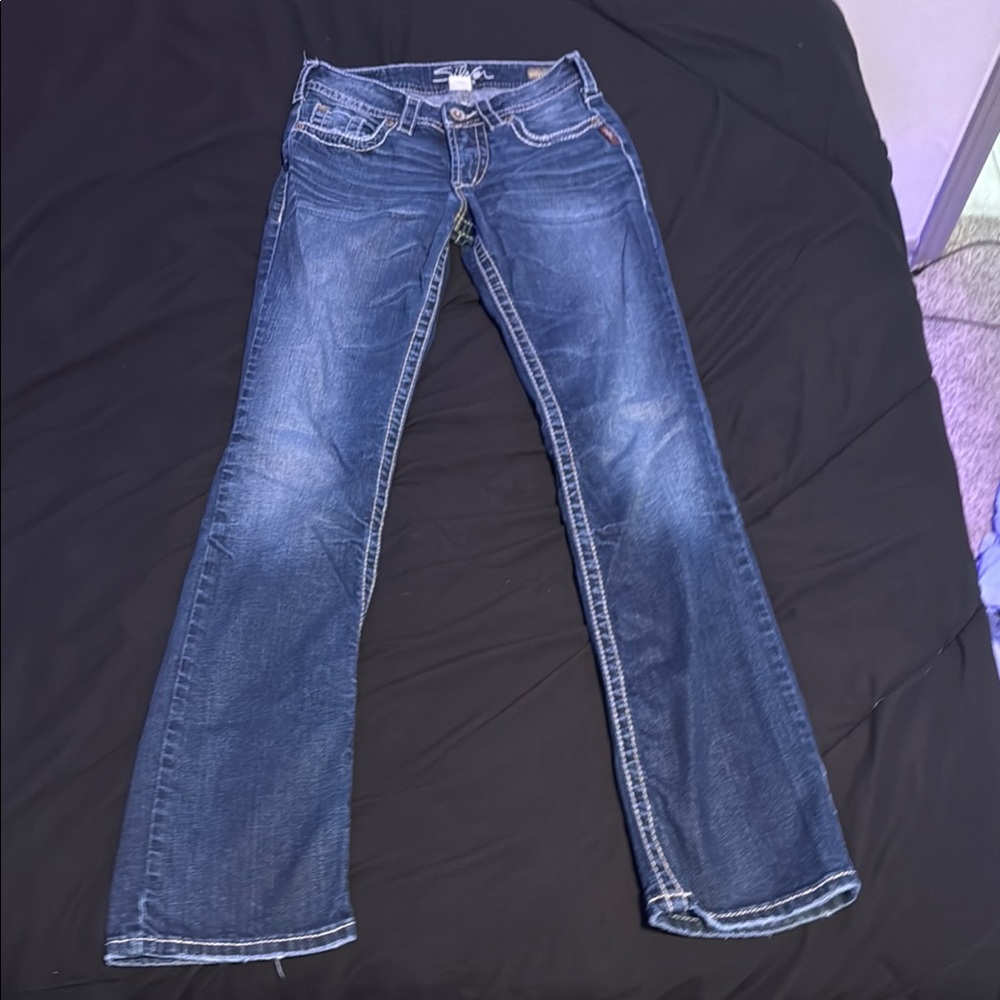 Silver Jeans Women's Boot Cut in Deep Blue